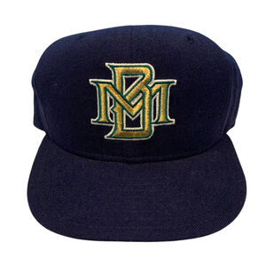 Vintage New Era 5950 Pro Model Milwaukee Brewers Navy Blue Hat